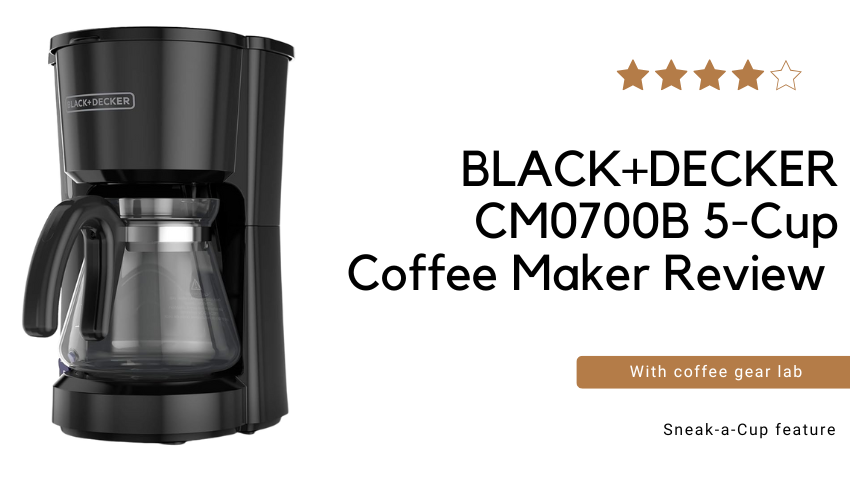 BLACK+DECKER CM0700B 5-Cup Coffee Maker photo