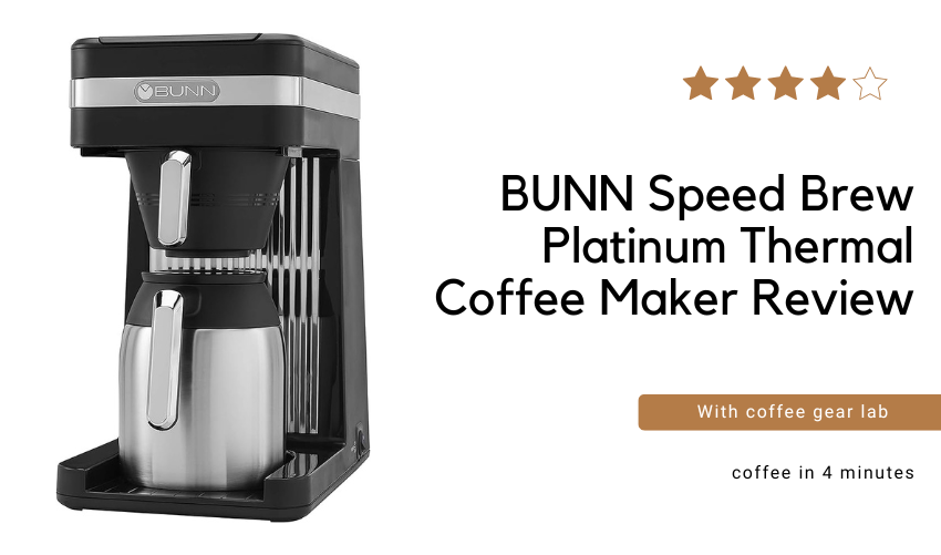 BUNN Speed Brew Platinum Thermal Coffee Maker photo