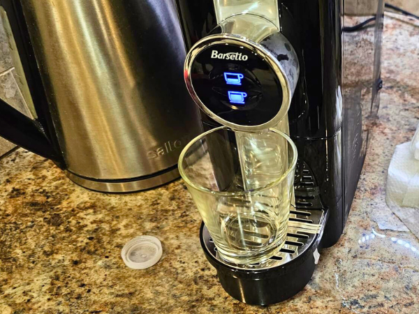 Barsetto One-Touch Espresso Maker Size And Design