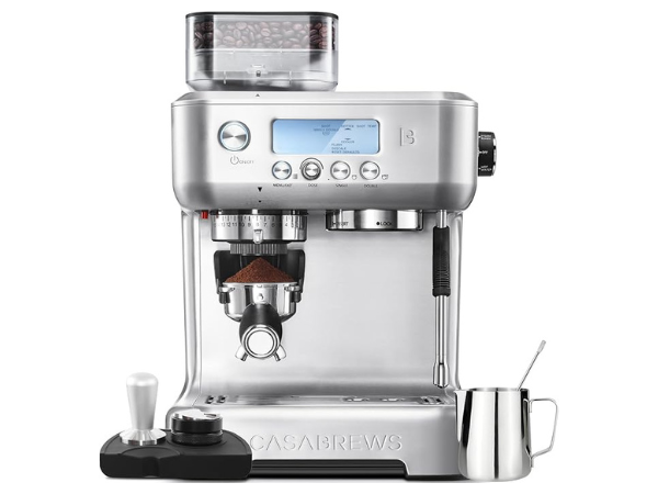 CASABREWS 5700Pro Espresso Machine with Steam Milk Frother & Grinder