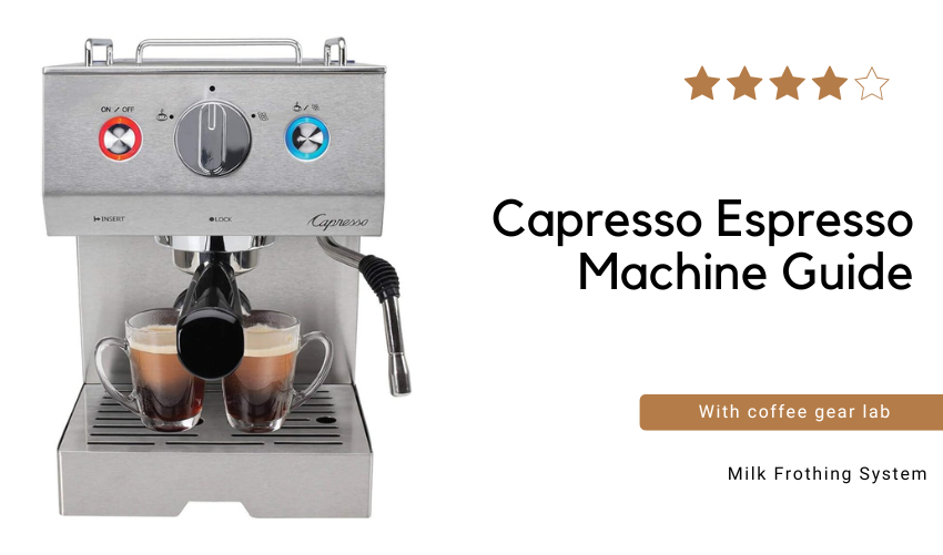 Capresso Espresso Machine Guide