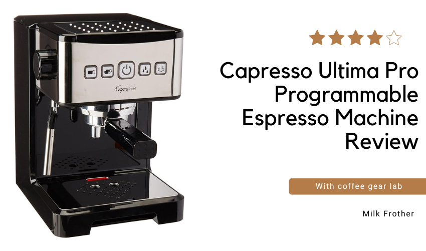 Capresso Ultima Pro Programmable Espresso Machine photo
