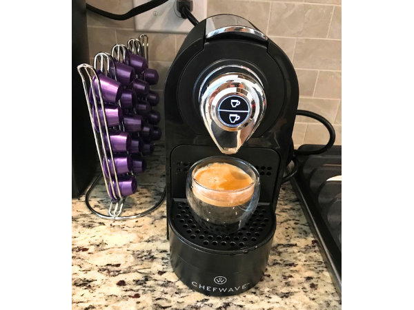 ChefWave Espresso Machine - Italian 20 Bar High-pressure Pump