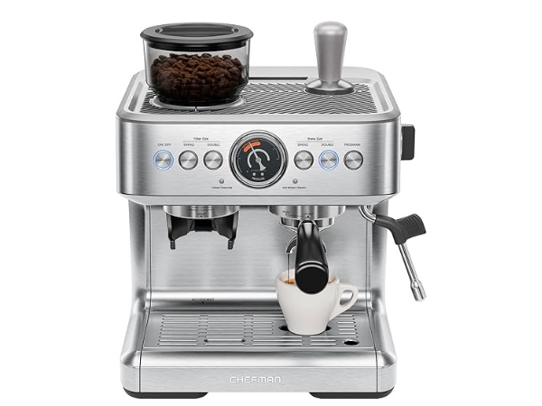 Chefman Crema Supreme Espresso Machine 15 Bar
