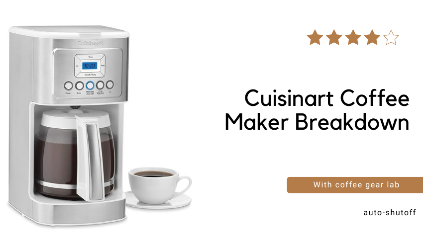Cuisinart Coffee Maker Breakdown photo