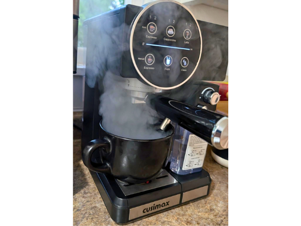 Cusimax Espresso Machines - Pressure & Milk Frothing