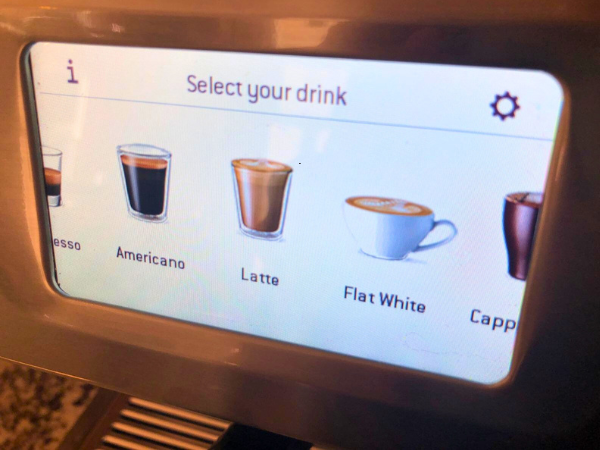 User Interface - Breville Oracle Touch Espresso Machine